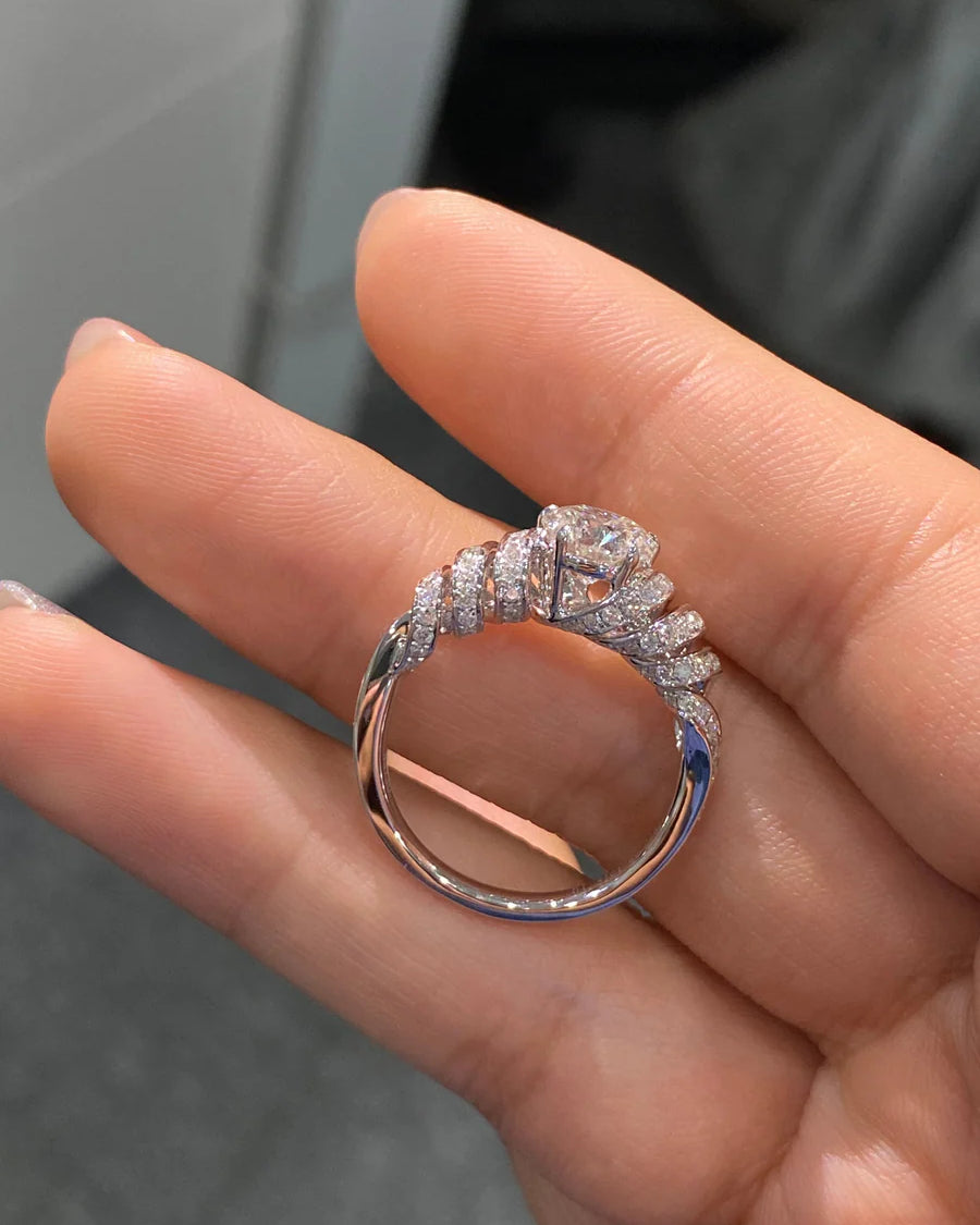Entwined Constellation-Lab-Grown Diamond Ring