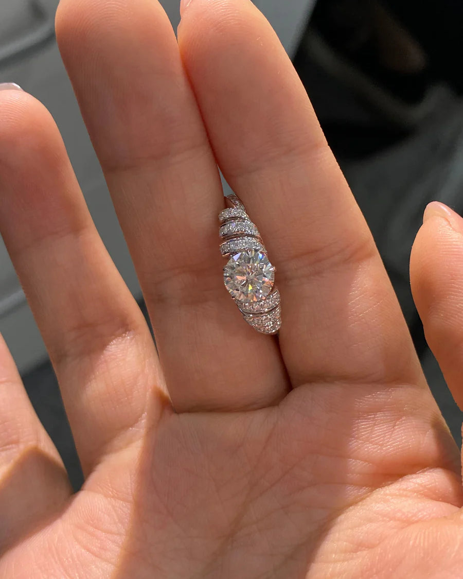 Entwined Constellation-Lab-Grown Diamond Ring