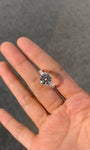Six-prong setting, Round Brilliant Lab-Grown Diamond—radiating dazzling brilliance, featuring D color and VS1 clarity