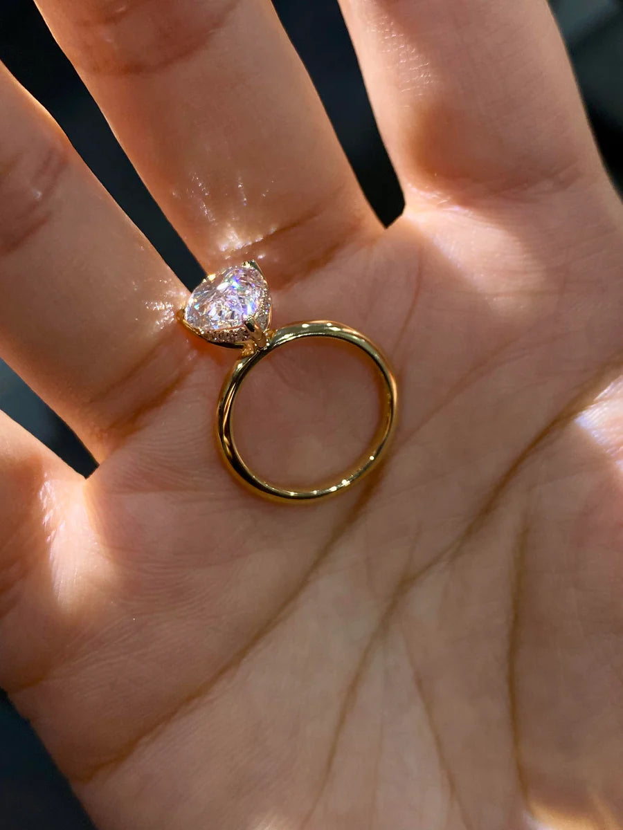 Whisper on the Finger- Lab-Grown Diamond Engagement Ring