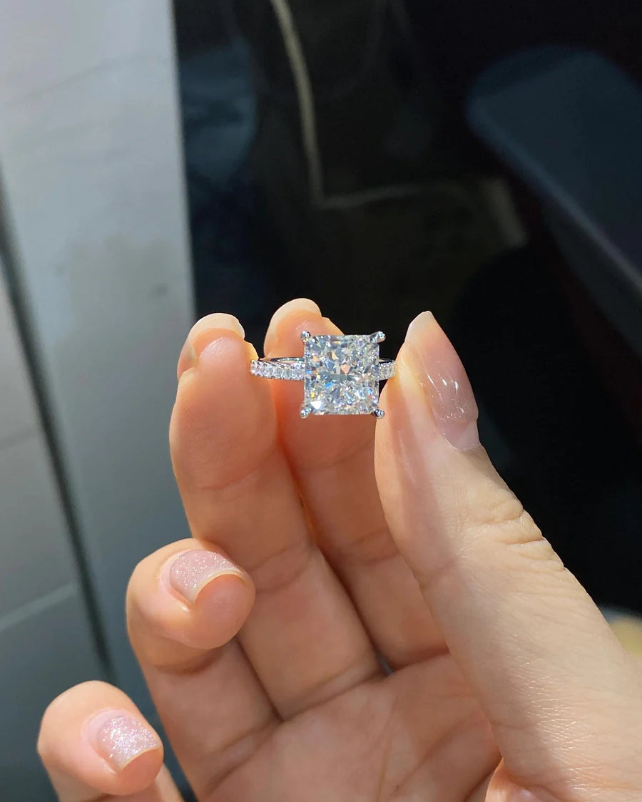 Galactic Square - Lab-Grown Diamond Engagement Ring