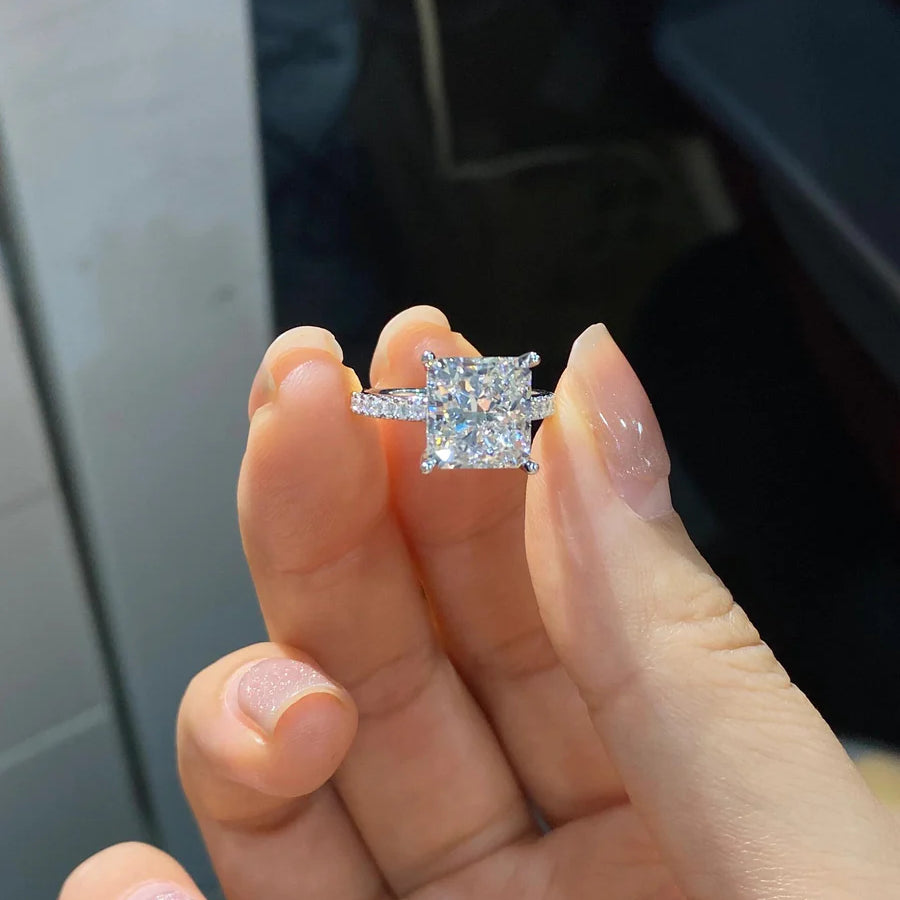 Galactic Square - Lab-Grown Diamond Engagement Ring