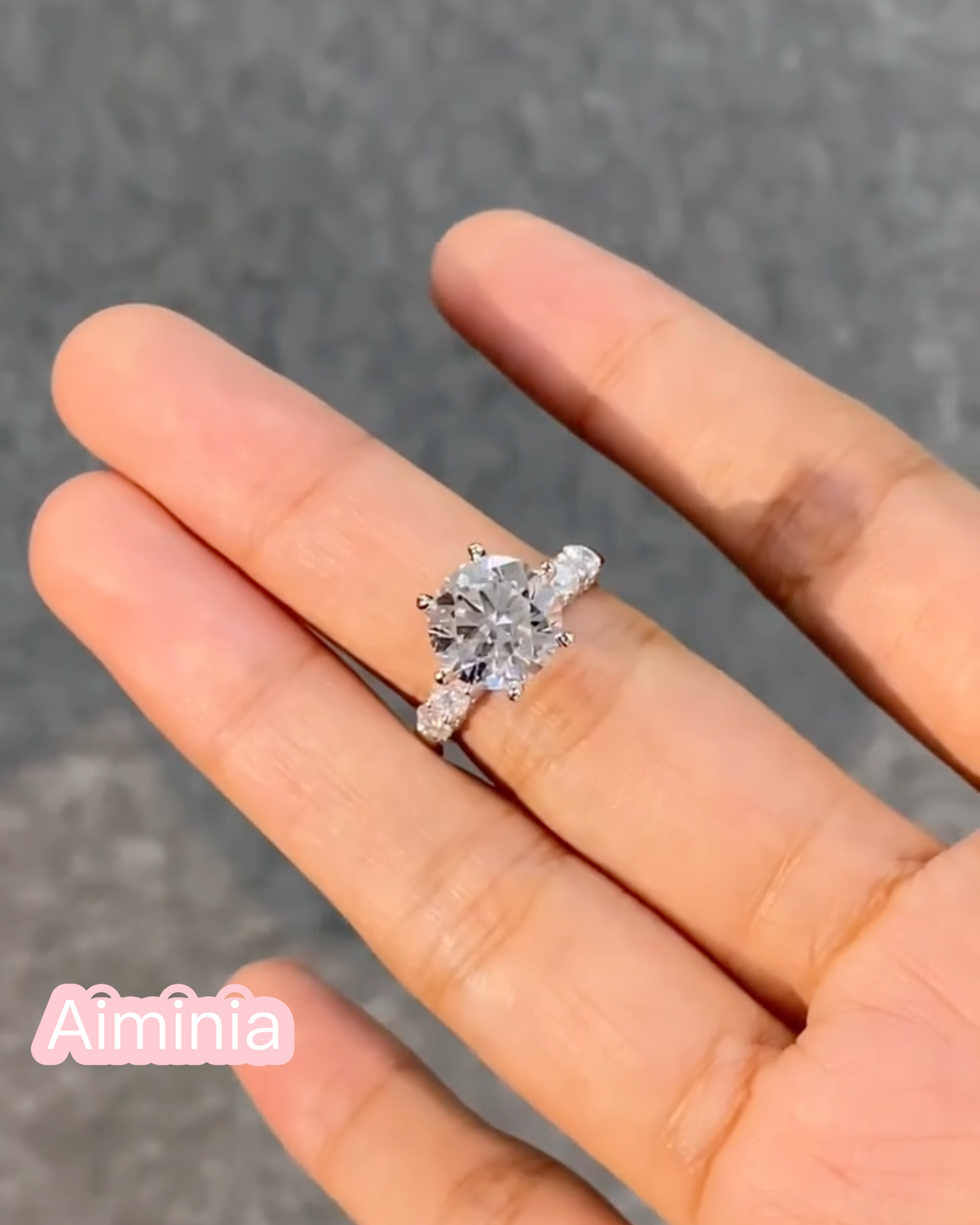 3-Carat Lab-Grown Diamond Ring: Six-Prong Setting—Brilliant and Dazzling, featuring D Color and VS1 Clarity.3-Carat Lab-Grown Diamond Ring: Six-Prong Setting—Brilliant and Dazzling, featuring D Color and VS1 Clarity