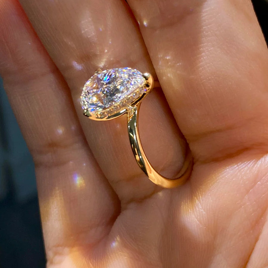 Whisper on the Finger- Lab-Grown Diamond Engagement Ring