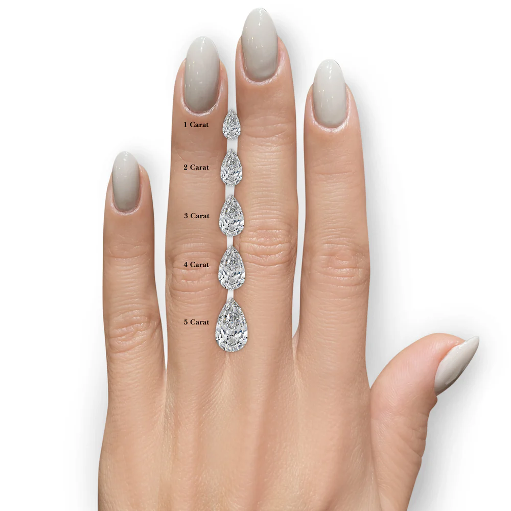 Coronation Teardrop-Lab-Grown Diamond Ring