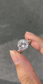 The Eternal Halo，Laboratory-grown round diamond  ring