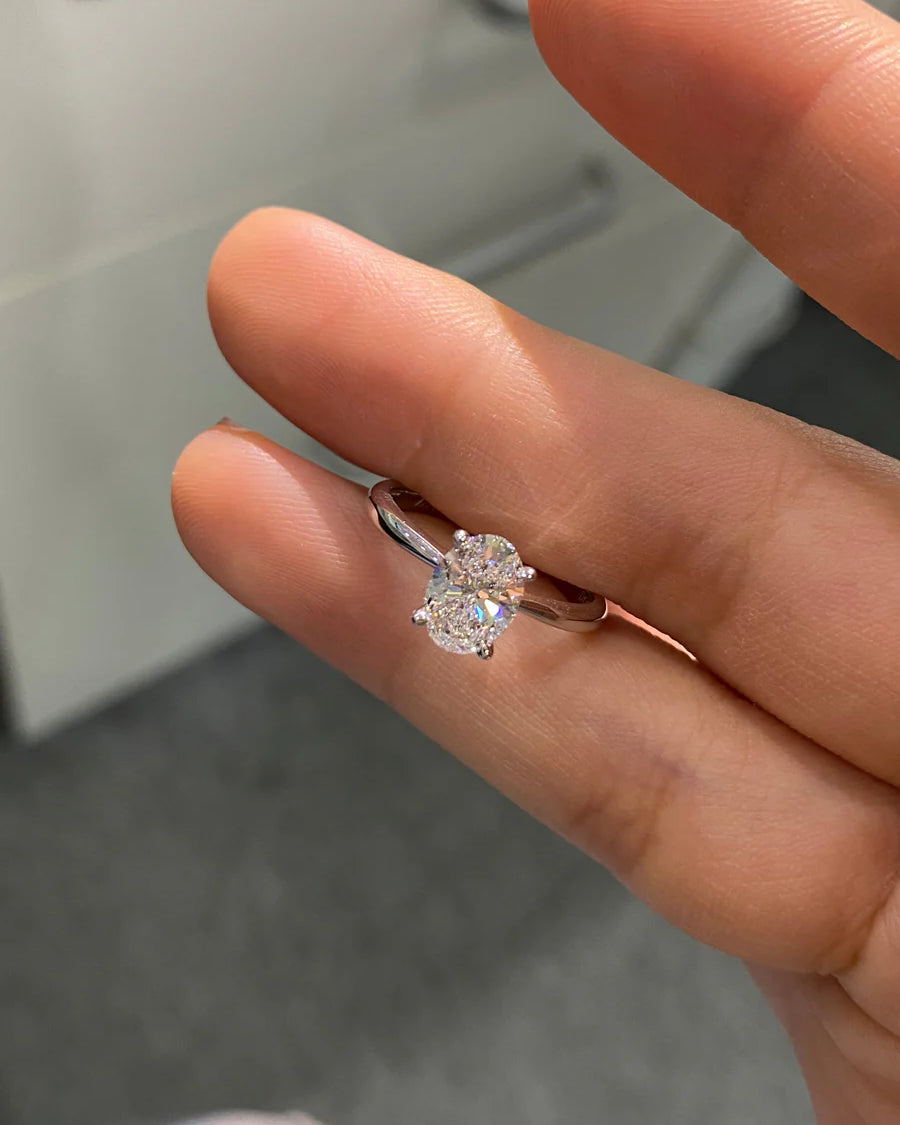 Heritage Oval Diamond Ring