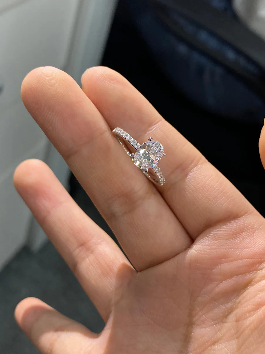 Eternal Embrace Oval Ring
